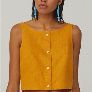 Paloma Wool Colombine Top — Ocre